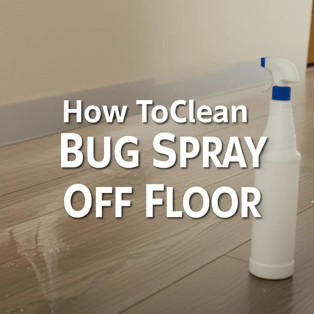 How To Clean Bug Spray Off Floor