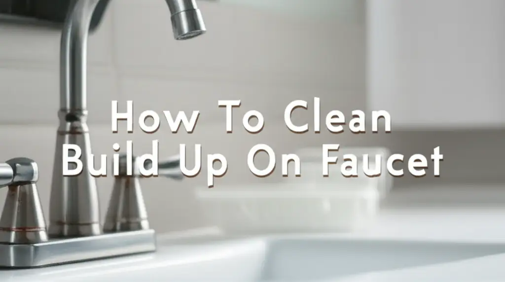 How To Clean Build Up On Faucet