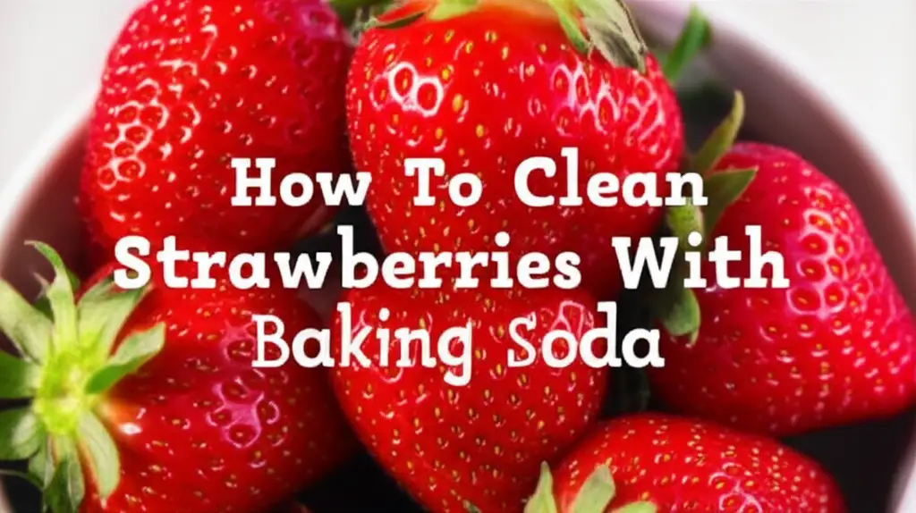 How To Clean Strawberries With Baking Soda