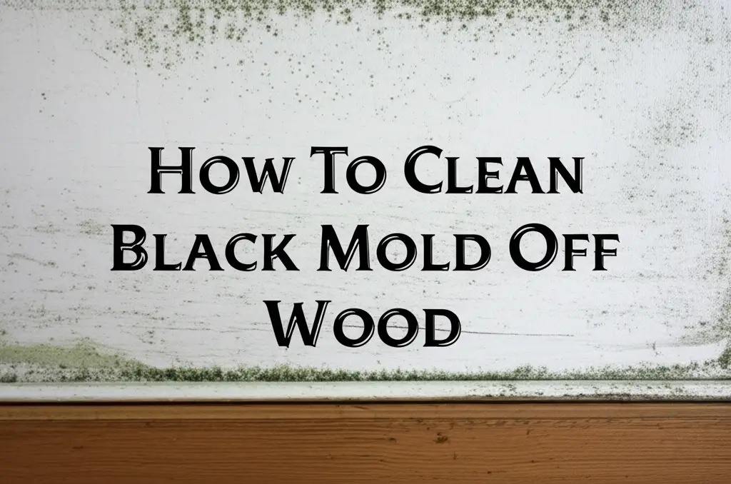 How To Clean Black Mold Off Wood