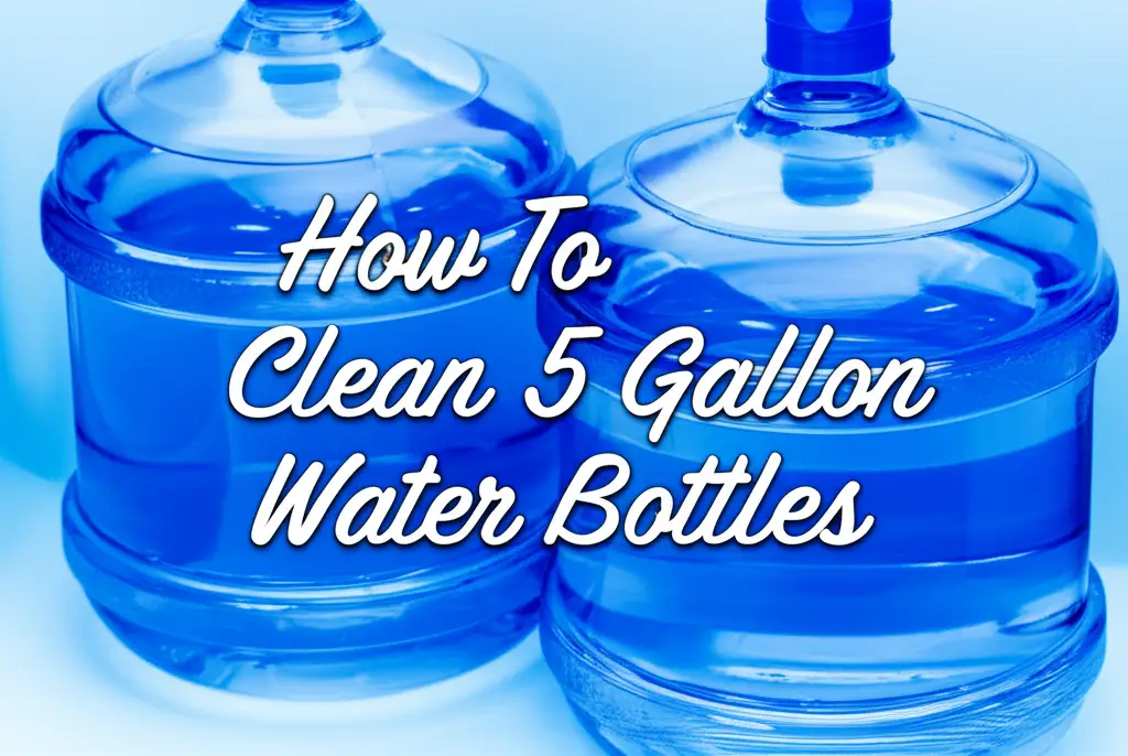 How To Clean 5 Gallon Water Bottles