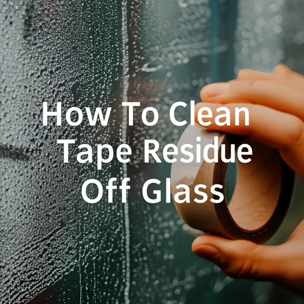 Learn how to clean tape residue off glass effortlessly using common household items and effective methods for a streak-free finish.