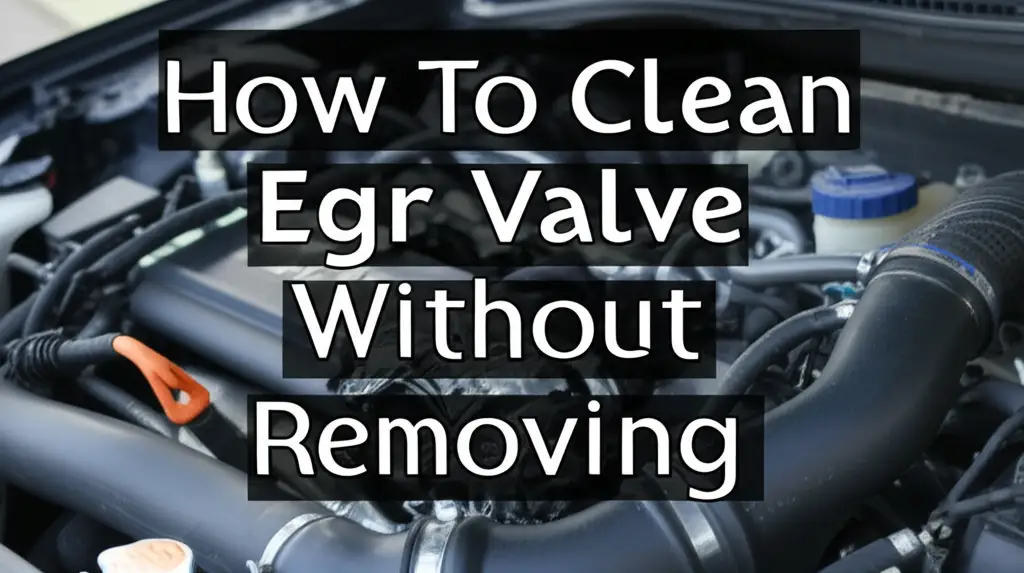 How To Clean Egr Valve Without Removing
