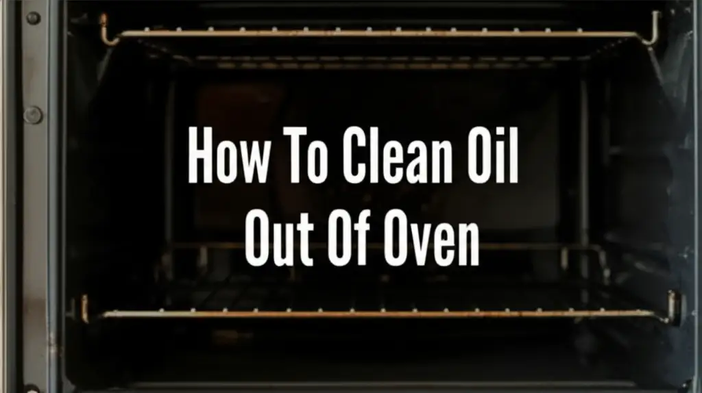 How To Clean Oil Out Of Oven