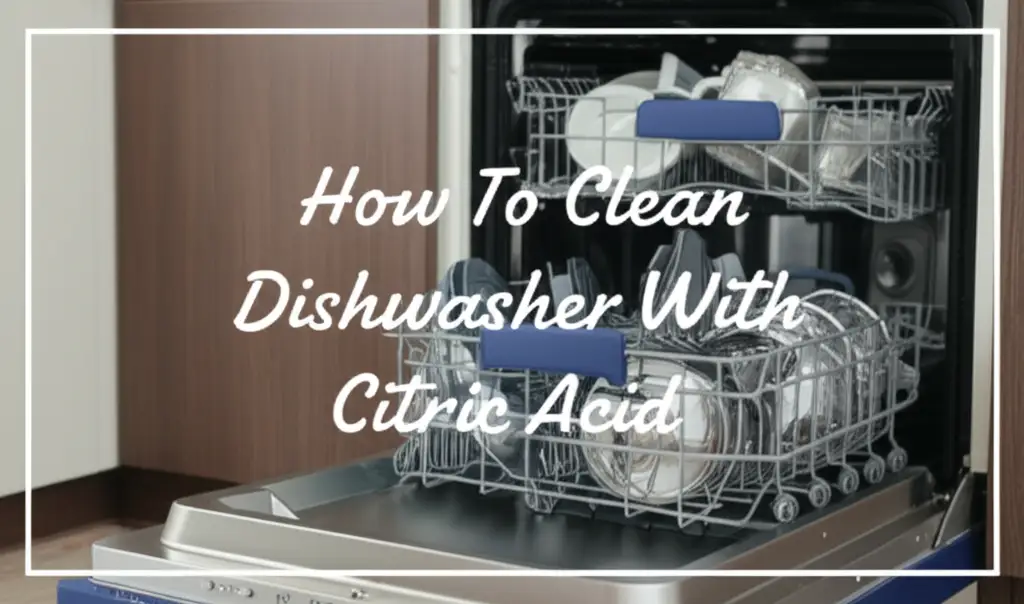 How To Clean Dishwasher With Citric Acid
