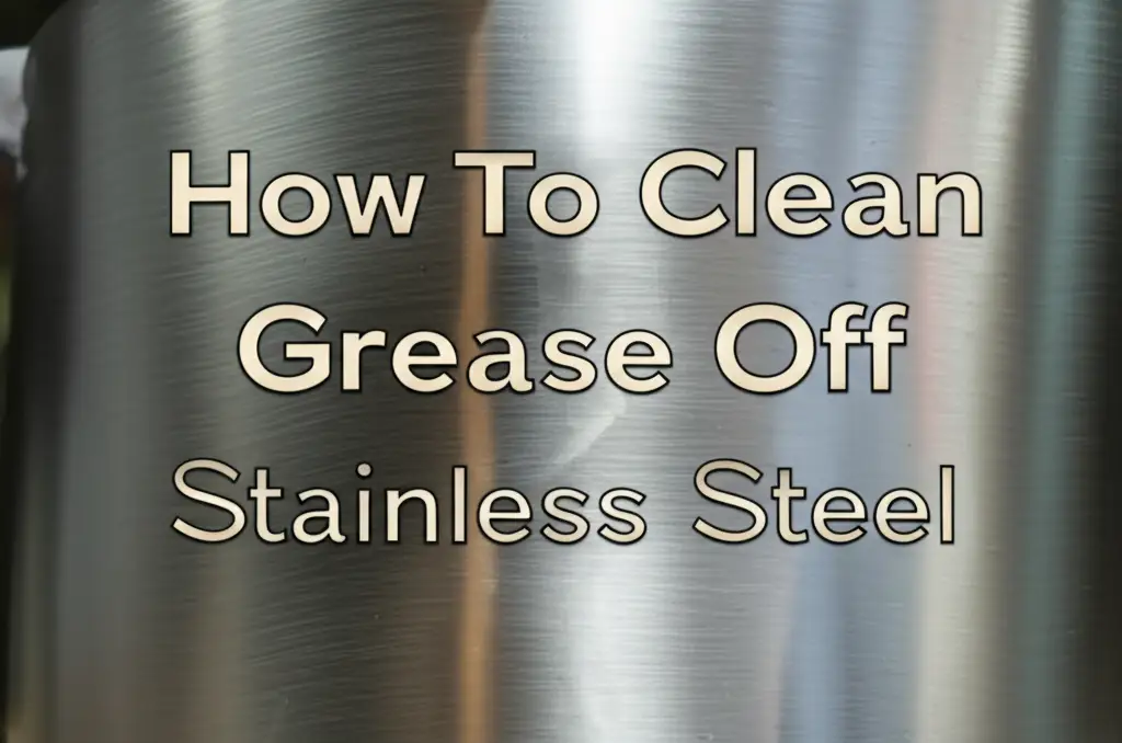 Learn how to effectively clean grease off stainless steel appliances and surfaces. Discover natural and commercial methods for a sparkling, clean kitchen.
