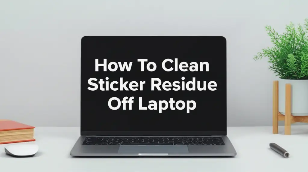 How To Clean Sticker Residue Off Laptop