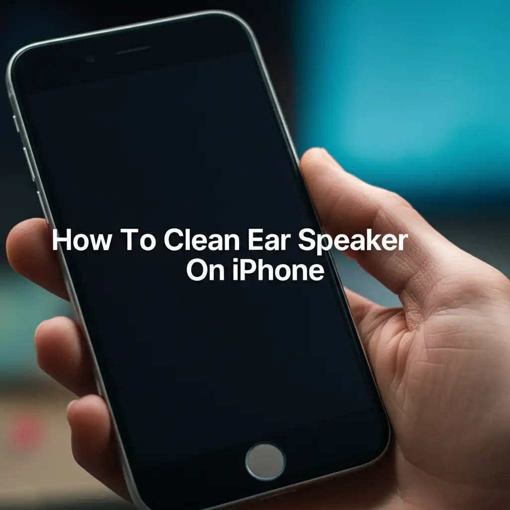 How To Clean Ear Speaker On Iphone