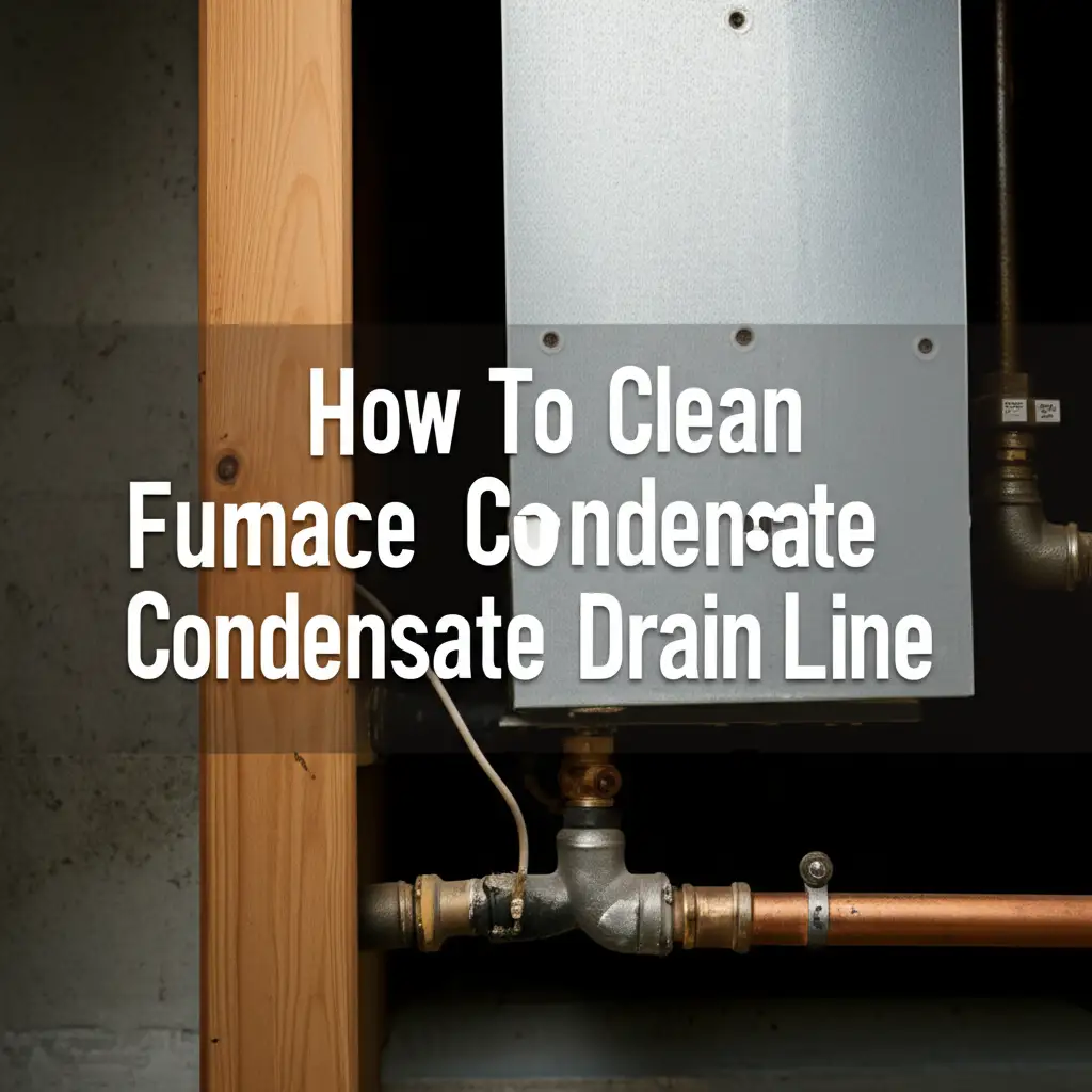 How To Clean Furnace Condensate Drain Line