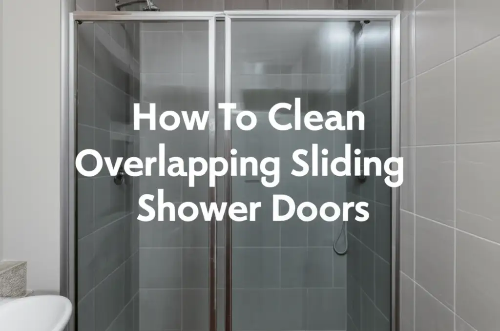 How To Clean Overlapping Sliding Shower Doors