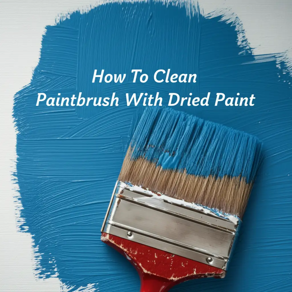 How To Clean Paintbrush With Dried Paint