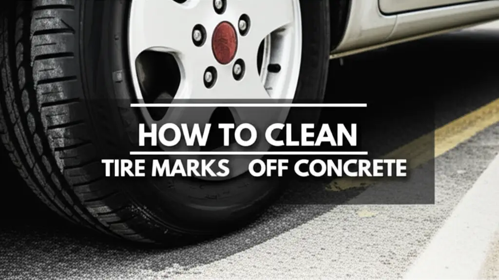 How To Clean Tire Marks Off Concrete