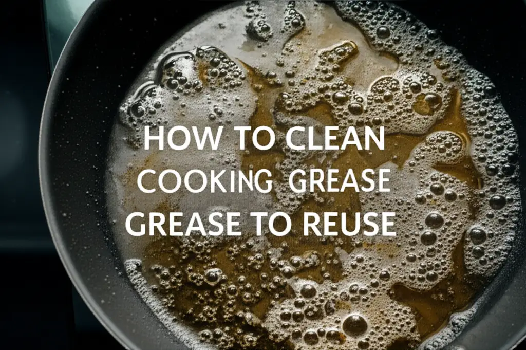 Learn how to clean cooking grease to reuse safely, reducing waste and saving money. Filter, clarify, and store your cooking oils effectively.