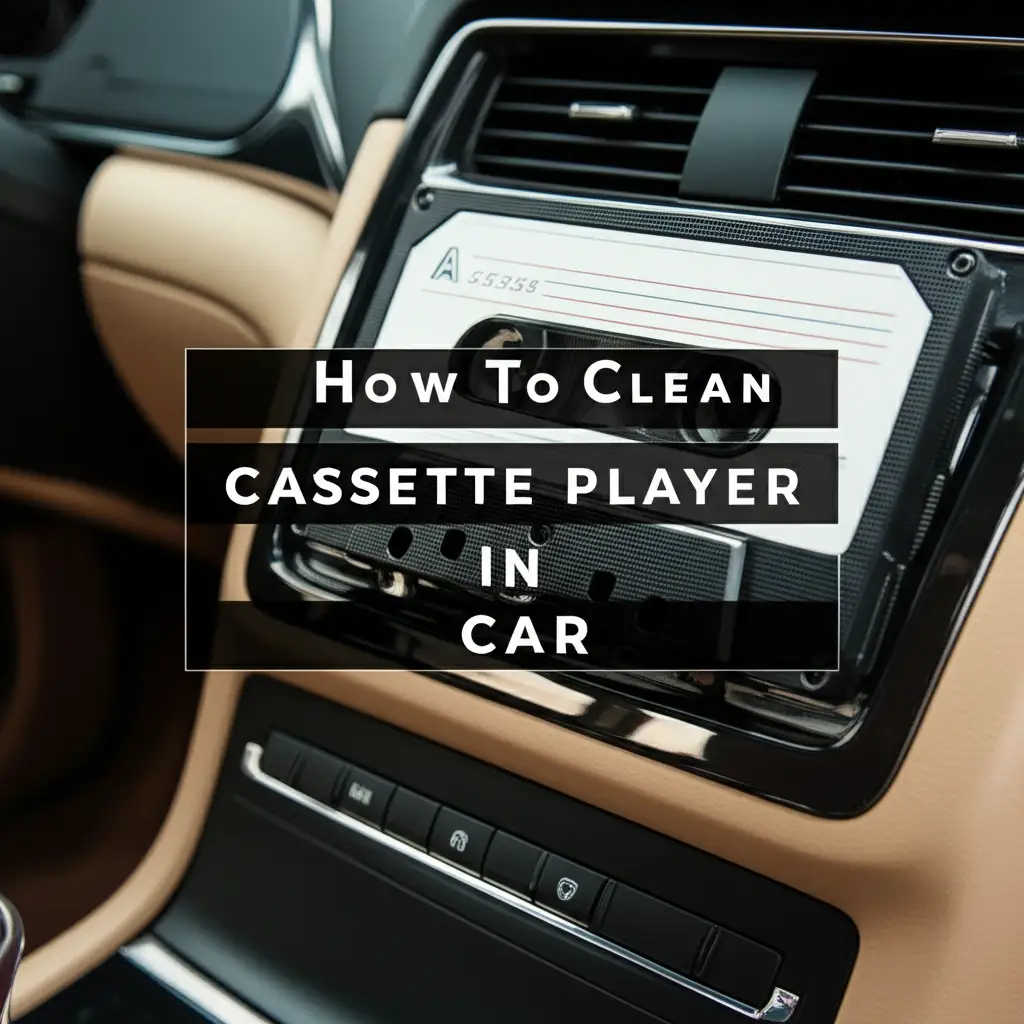 How To Clean Cassette Player In Car