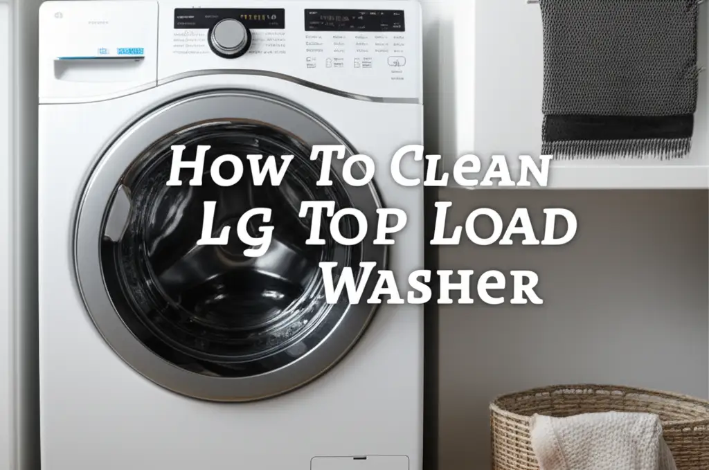 How To Clean Lg Top Load Washer