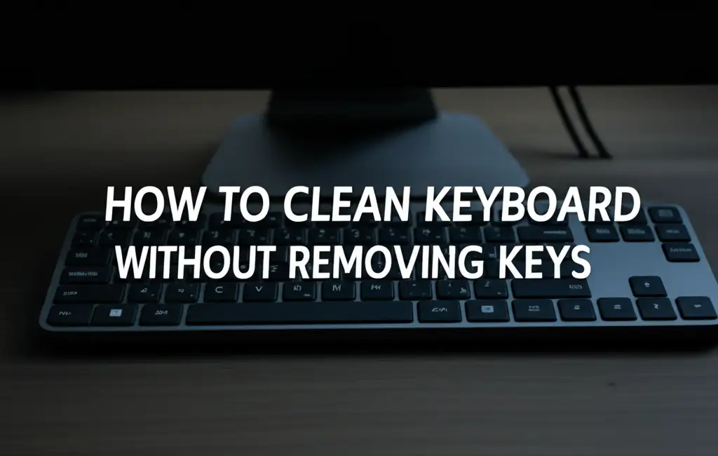 How To Clean Keyboard Without Removing Keys