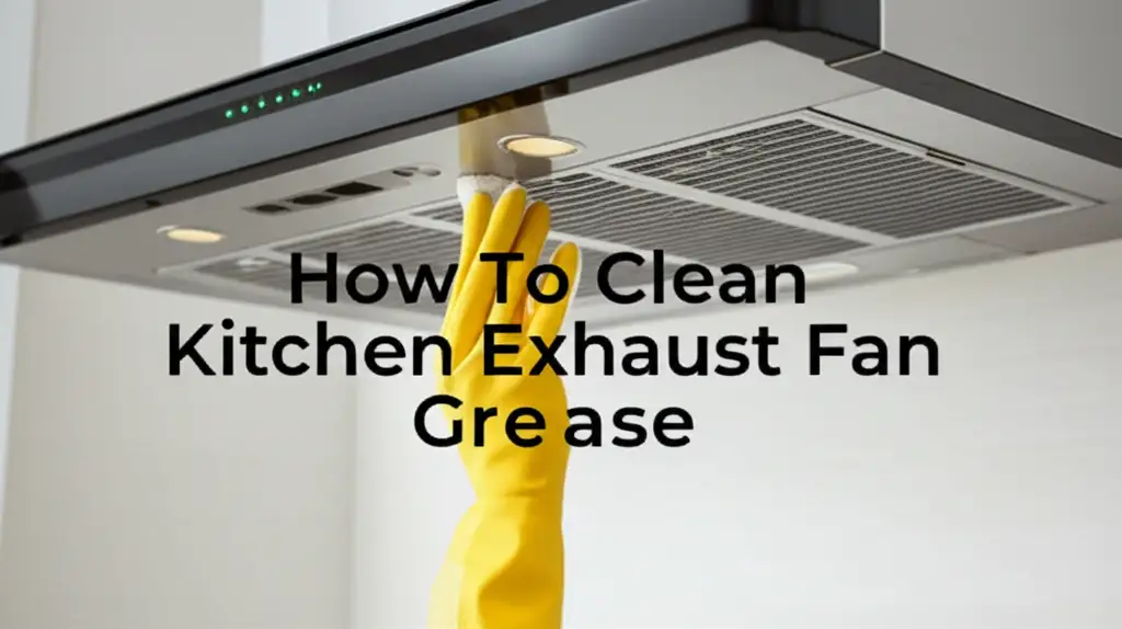 How To Clean Kitchen Exhaust Fan Grease