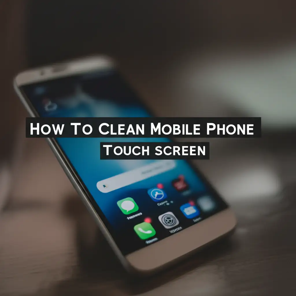 How To Clean Mobile Phone Touch Screen