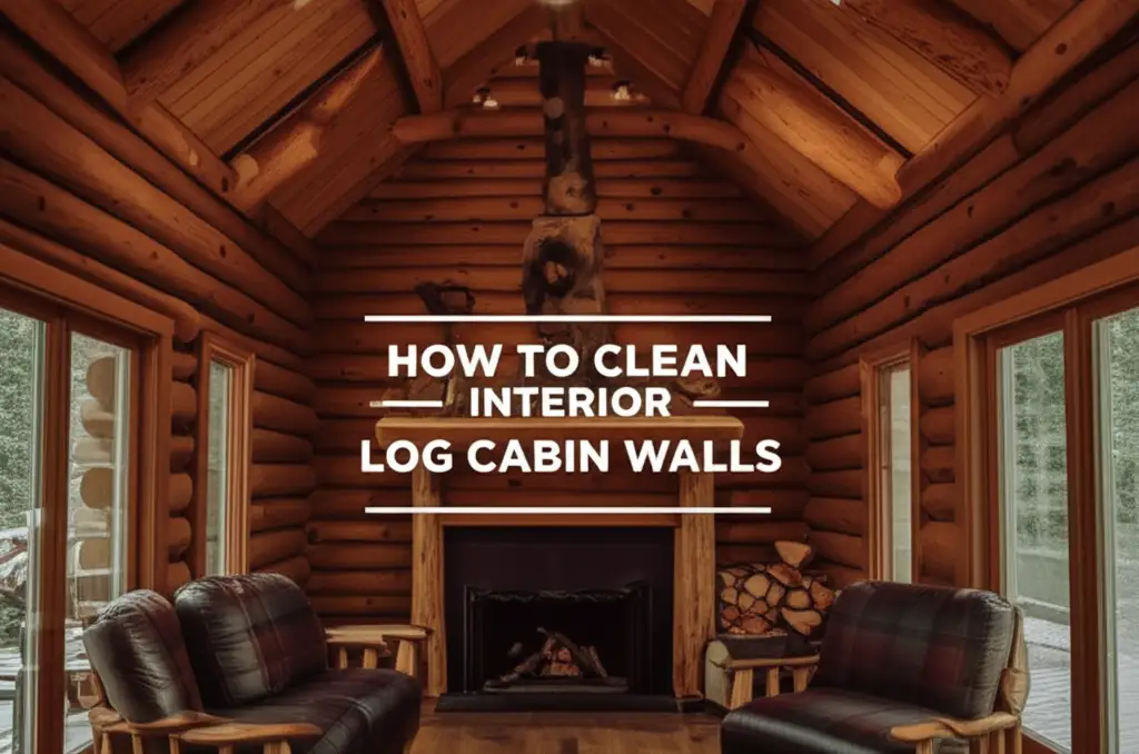 How To Clean Interior Log Cabin Walls