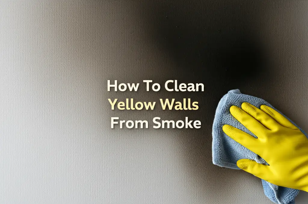 Discover how to clean yellow walls from smoke effectively. Learn simple, safe methods to restore your home's freshness and remove stubborn smoke stains.