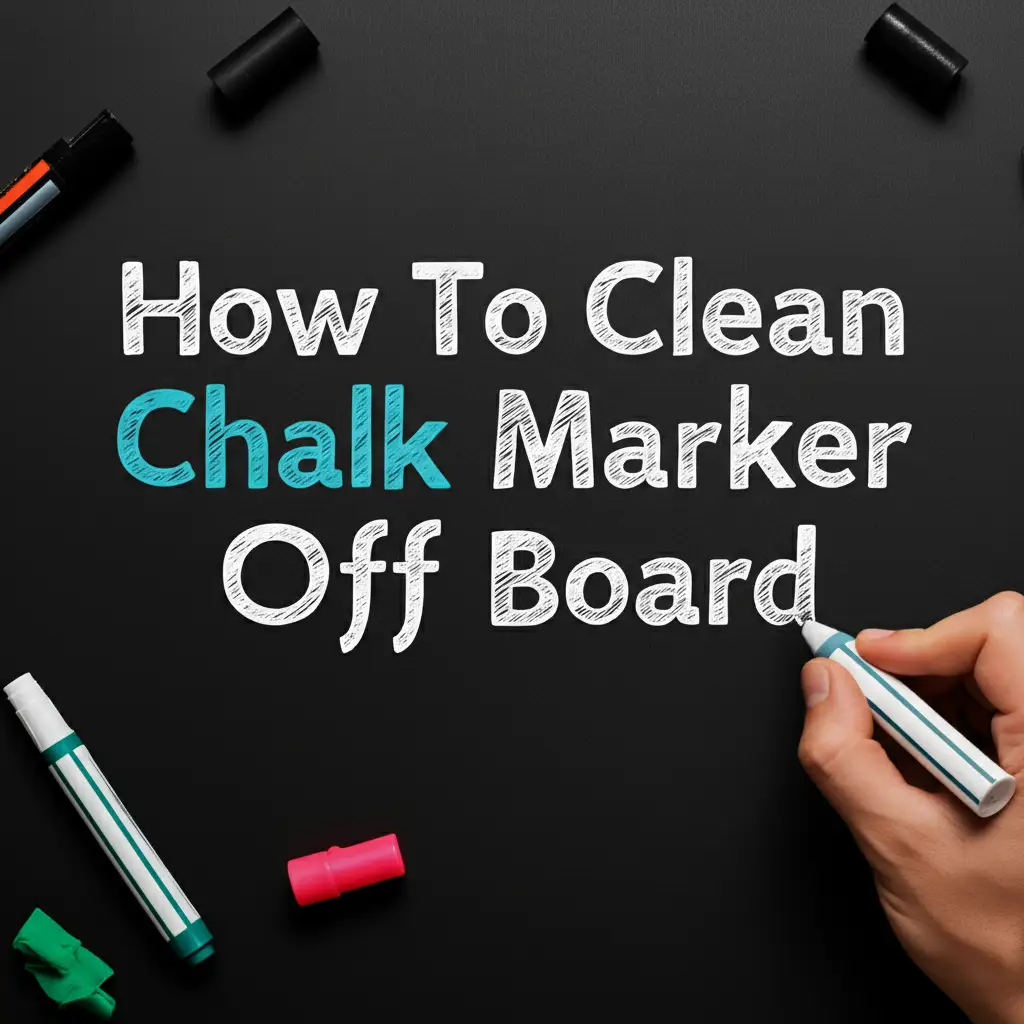 How To Clean Chalk Marker Off Board