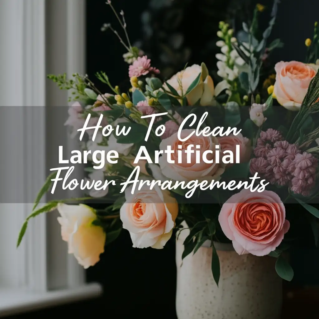 How To Clean Large Artificial Flower Arrangements