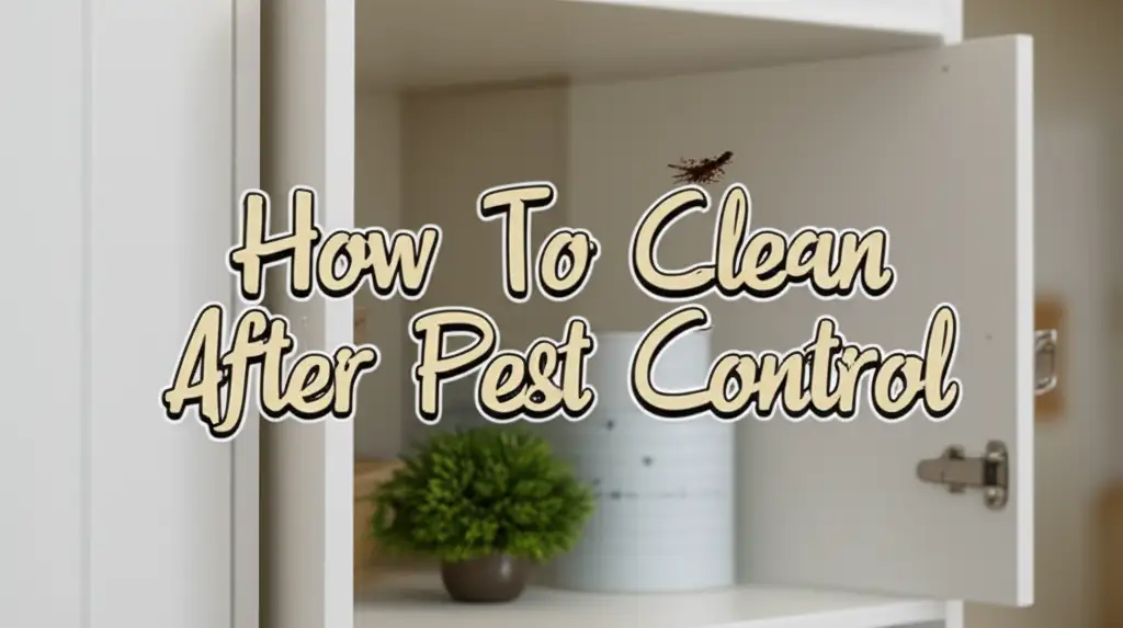 How To Clean Cupboards After Pest Control