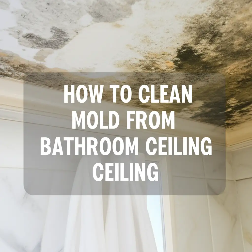 How To Clean Mold From Bathroom Ceiling