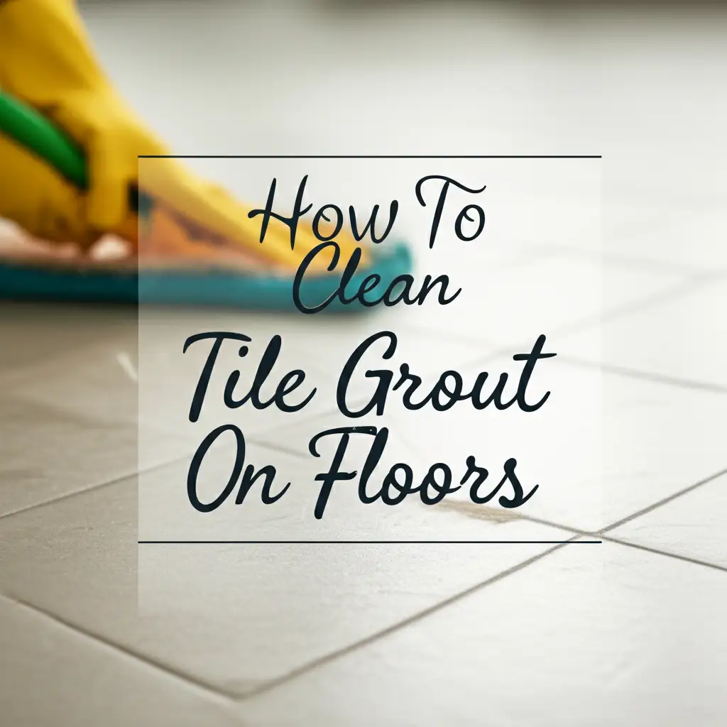 How To Clean Tile Grout On Floors