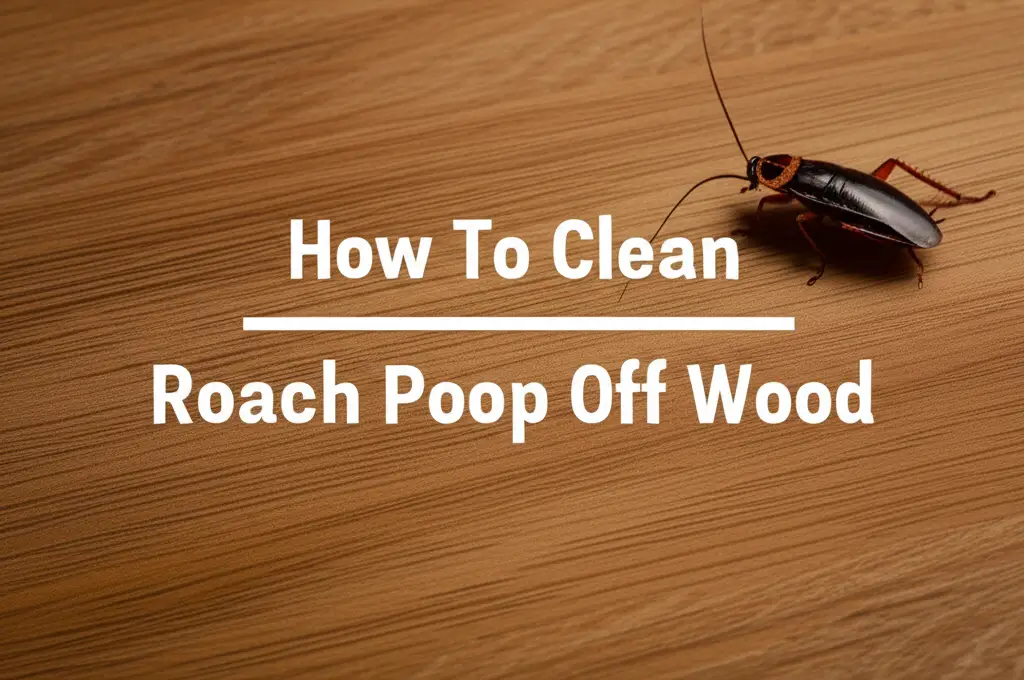 How To Clean Roach Poop Off Wood