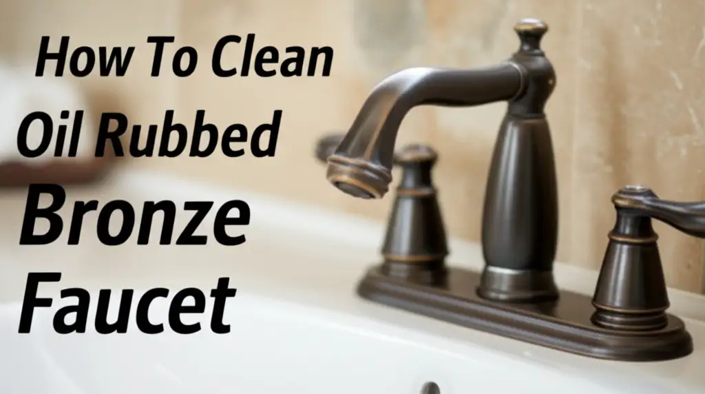 How To Clean Oil Rubbed Bronze Faucet