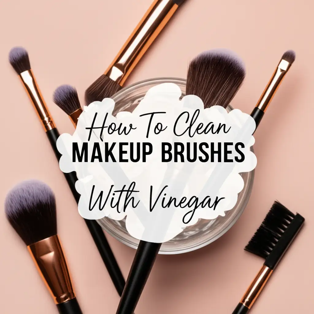How To Clean Makeup Brushes With Vinegar