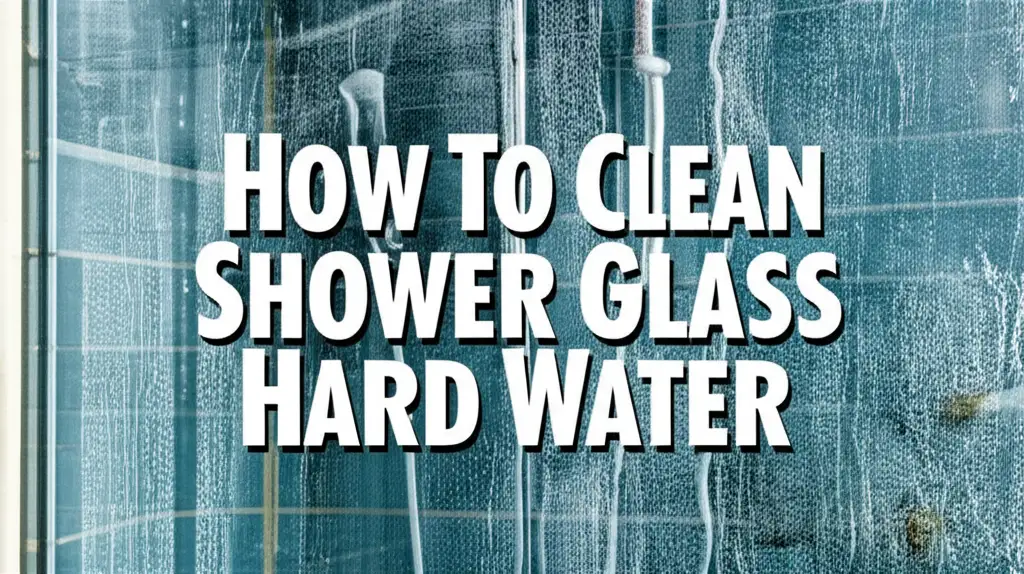 How To Clean Shower Glass Hard Water