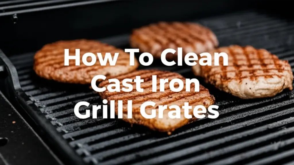How To Clean Cast Iron Grill Grates