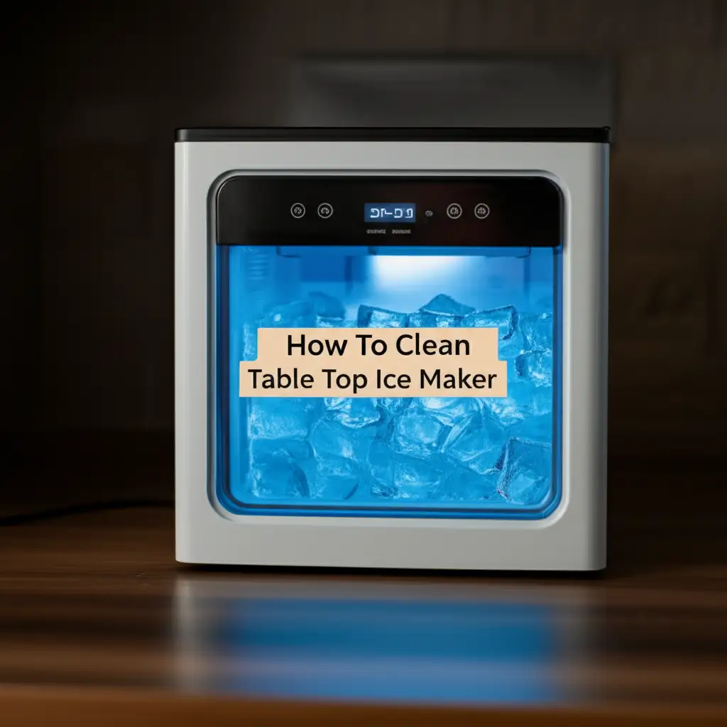 How To Clean Table Top Ice Maker