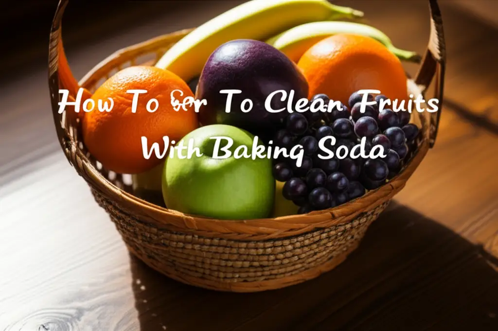 How To Clean Fruits With Baking Soda