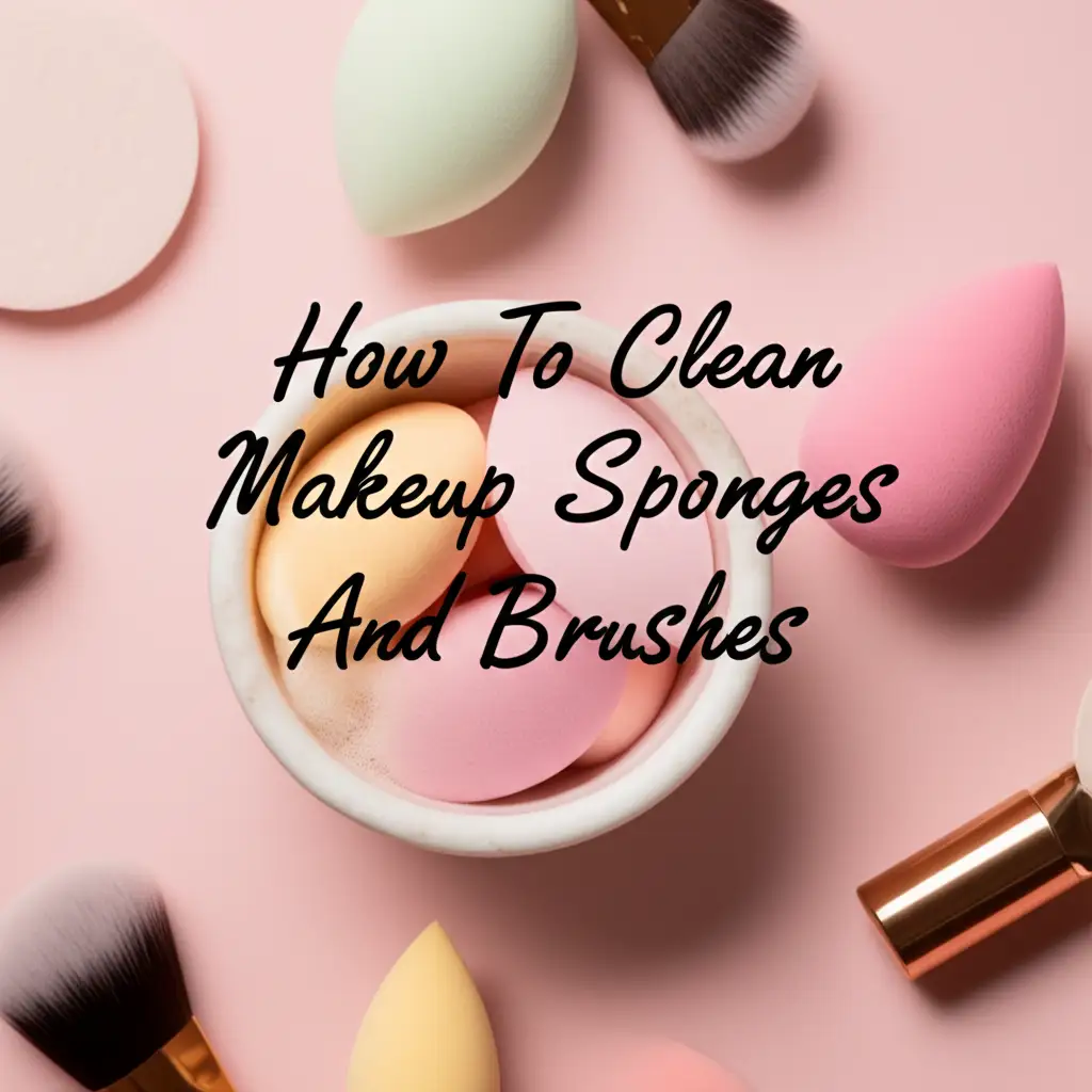 How To Clean Makeup Sponges And Brushes