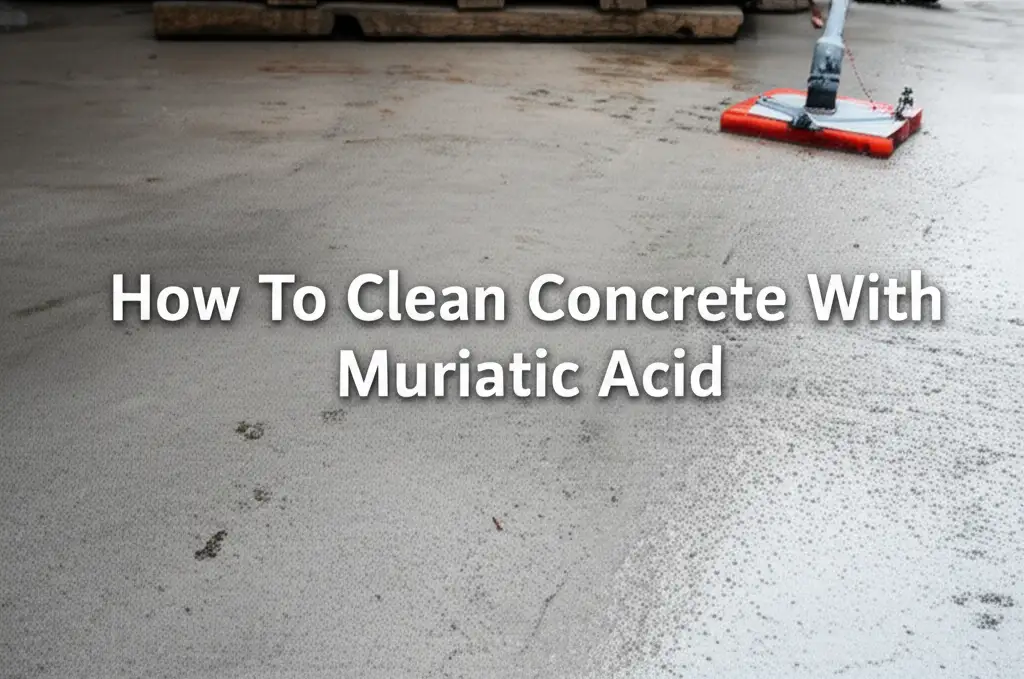 How To Clean Concrete With Muriatic Acid
