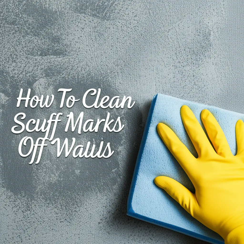 How To Clean Scuff Marks Off Walls