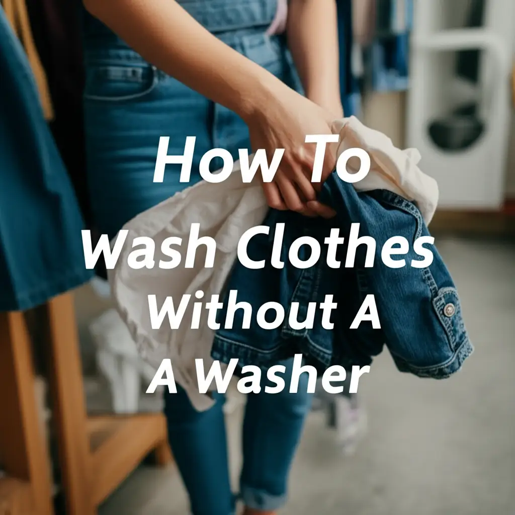How To Wash Clothes Without A Washer