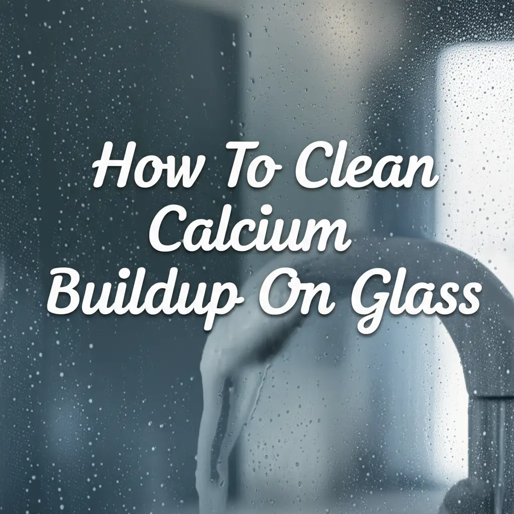 How To Clean Calcium Buildup On Glass