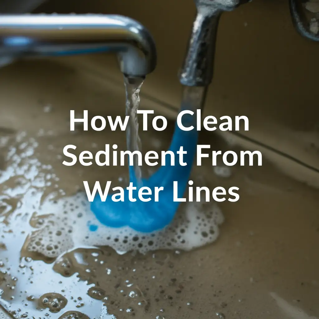 How To Clean Sediment From Water Lines
