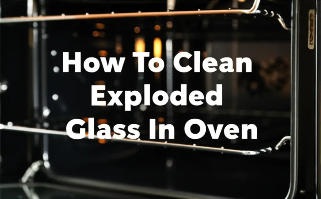 How To Clean Exploded Glass In Oven