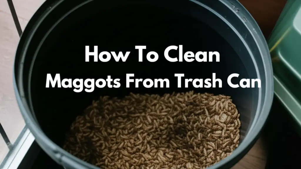 How To Clean Maggots From Trash Can
