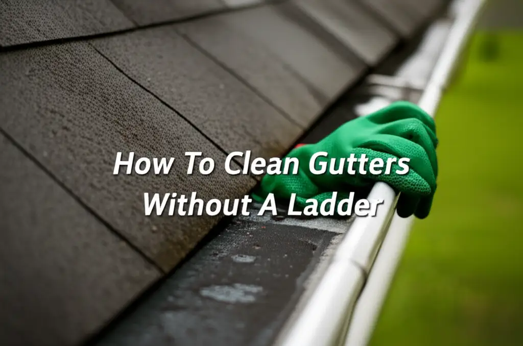 How To Clean Gutters Without A Ladder