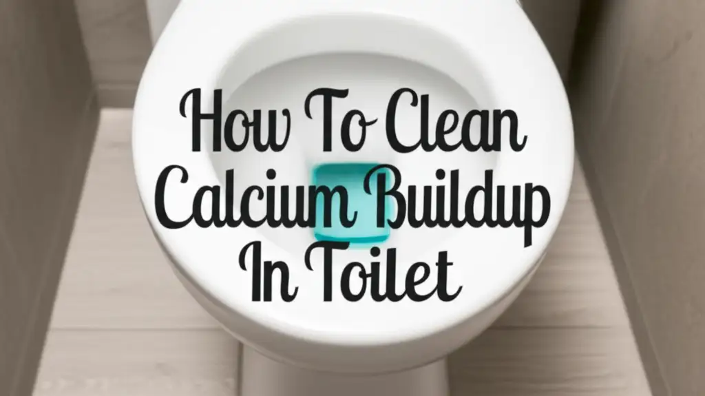 How To Clean Calcium Buildup In Toilet