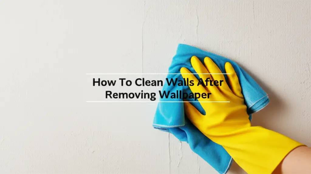 How To Clean Walls After Removing Wallpaper