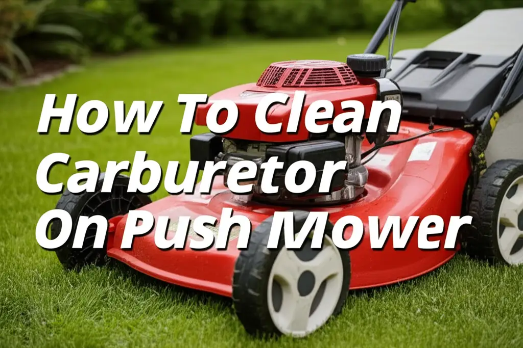 How To Clean Carburetor On Push Mower