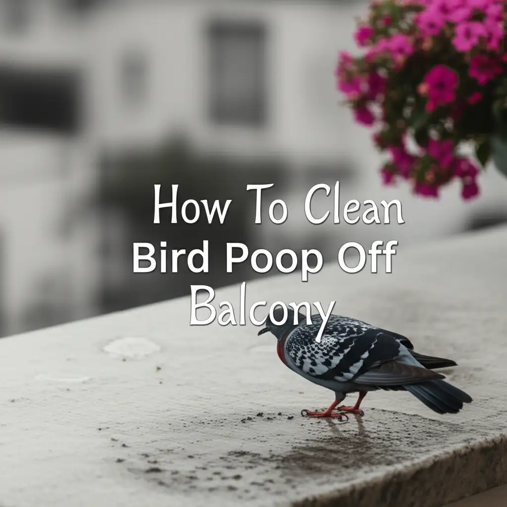 Learn how to effectively and safely clean bird poop off your balcony. Discover quick methods, essential tools, and prevention tips for a spotless outdoor space.