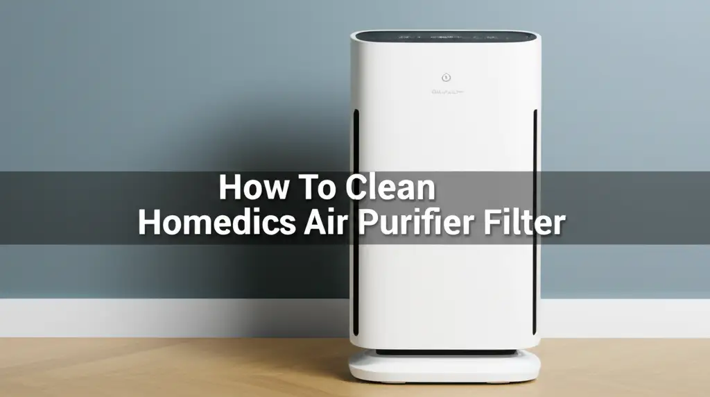 How To Clean Homedics Air Purifier Filter
